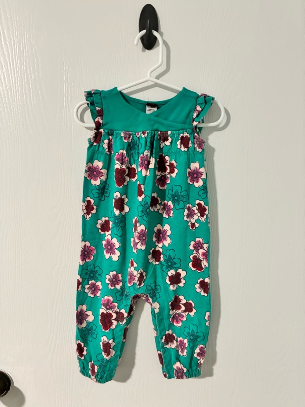 Tea Collection Teal Floral Sleeveless One-Piece